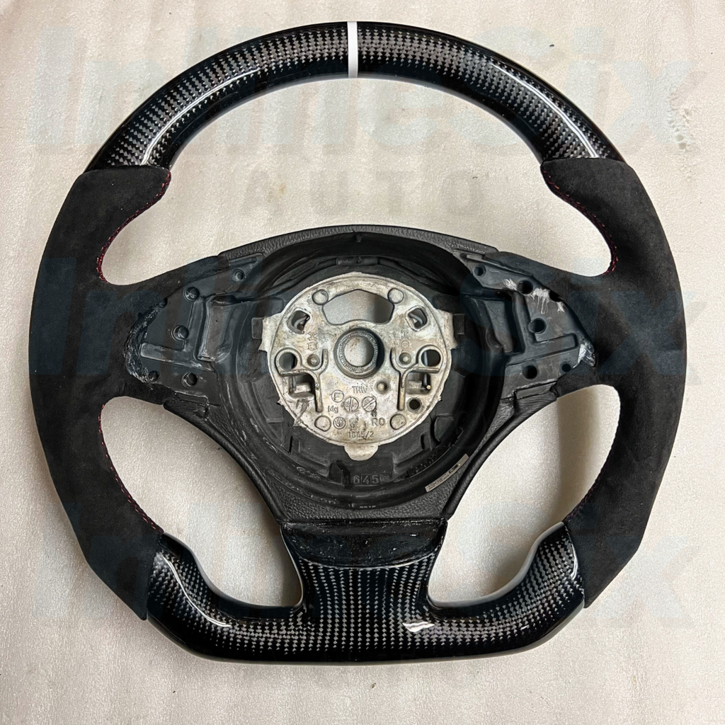 Custom Carbon Fiber Base Non Sport Steering Wheel For BMW