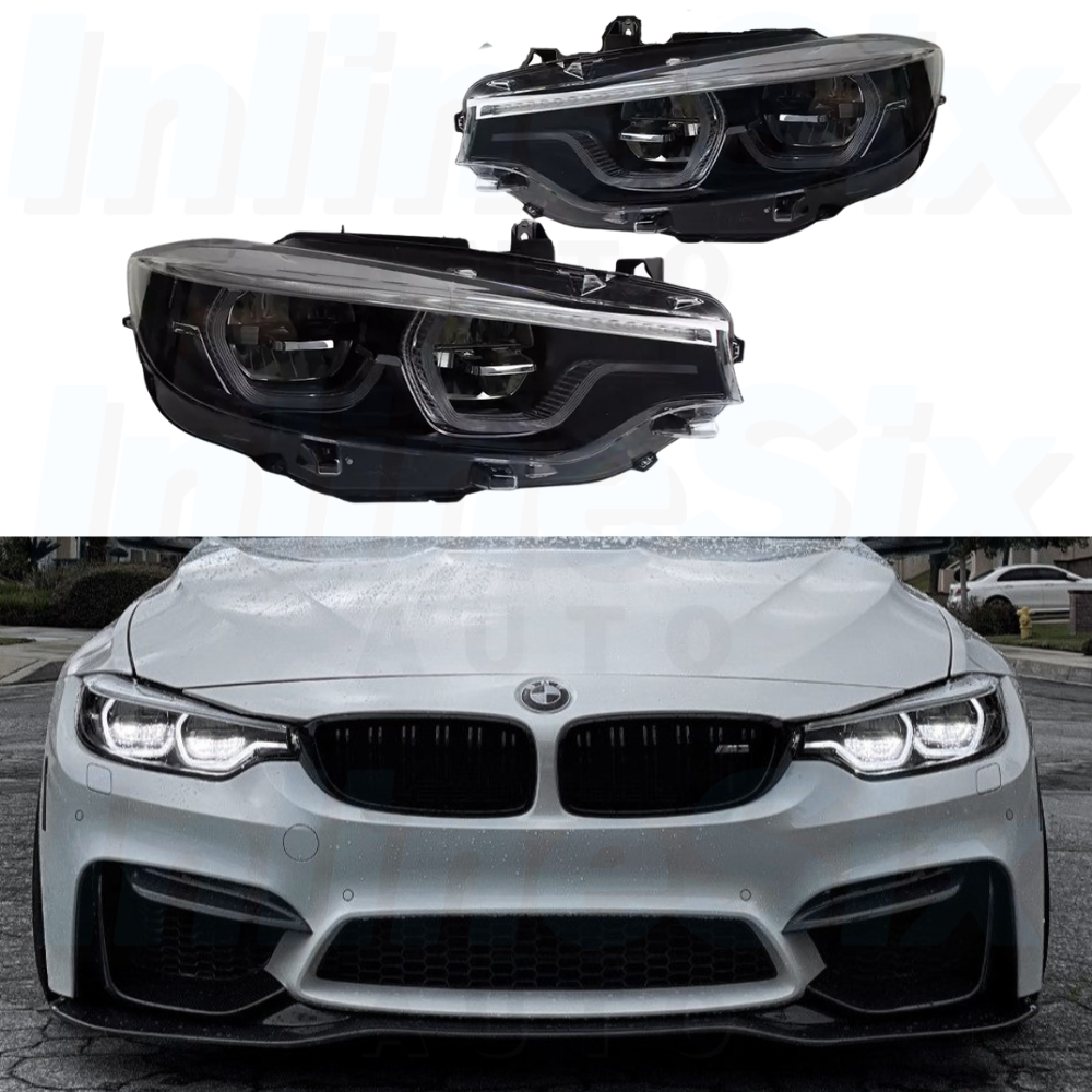 LED IKON-Style LCI Headlights for BMW F32/F36/F80/F82 – Inline Six Auto