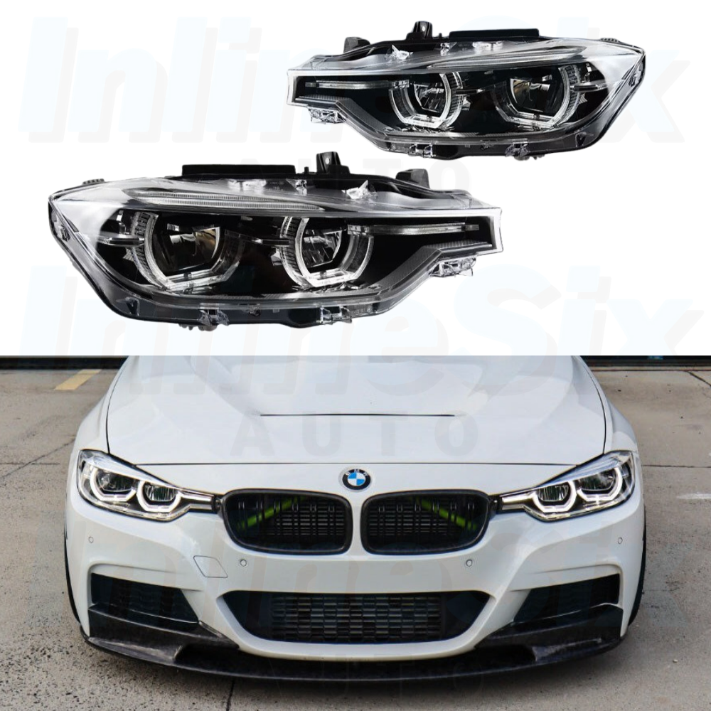 LED LCI-Style Headlights for BMW F30/F31 3-Series – Inline Six Auto