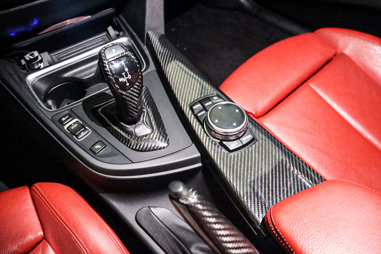 Carbon Fiber Interior Overlay Trim Set for BMW F30 3-Series/F32 4