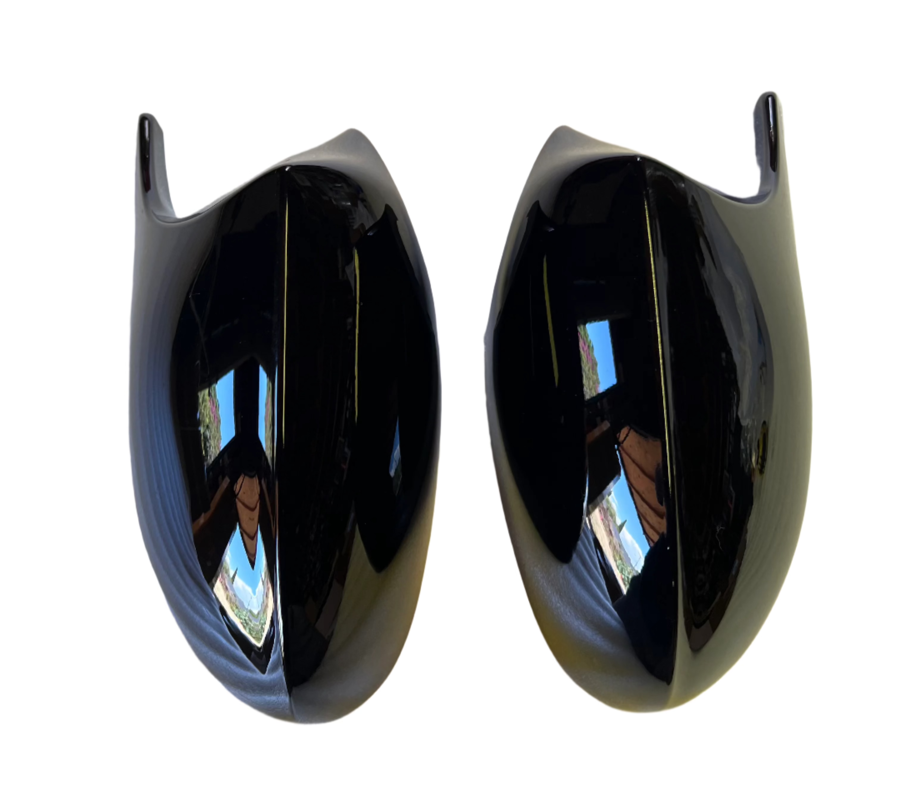 EU AUTO PARTS Gloss Black M3 Style Mirror Caps For BMW E81 E82 E87 E90 E91 E92 E93 Pre-LCI – Set Of 2